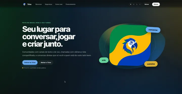 Trivo: App brasileiro de voz, vídeo e comunidades