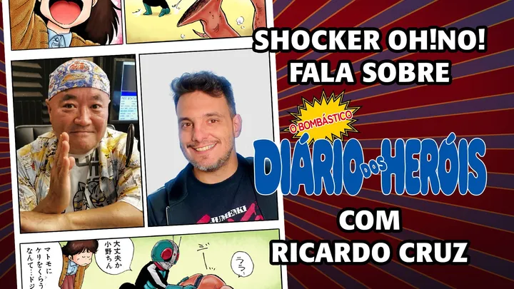 Ricardo Cruz e Shocker Ohno falam sobre O Bombástico Diário dos Heróis