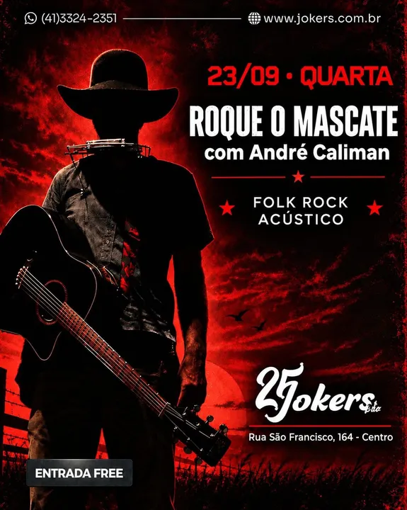 Show de HQ e música no JOKERS!