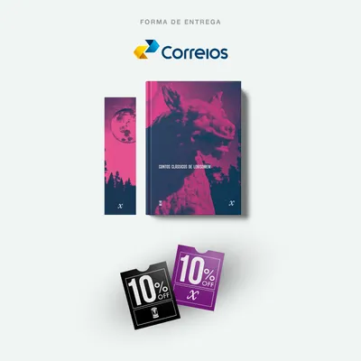 Contos clássicos de lobisomem + marcador + cupom digital