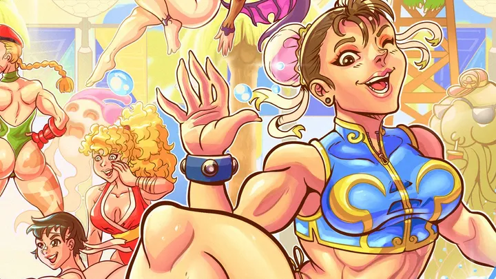 TIMELAPSE COMENTADO - SNK vs CAPCOM beach Edition