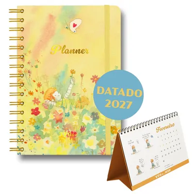 Planner 2027 (datado) + Calendário 2027