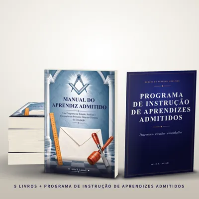 KIT 05 LIVROS + PROGRAMA DE INSTRUÇÃO DE APRENDIZES ADMITIDOS