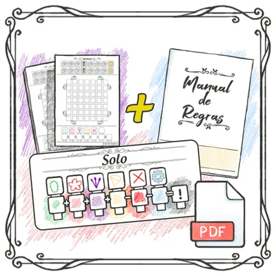 Jardim dos Rabiscos - "Print and Play"