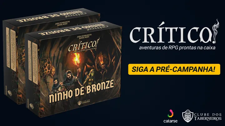 Crítico! Aventuras de RPG prontas na Caixa