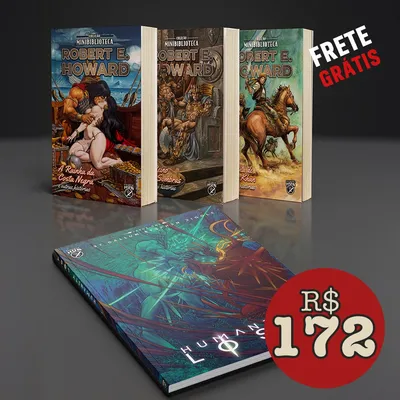 Kit Promocional Fantastic Hub - 3 LIvros + Humanity Lost 1