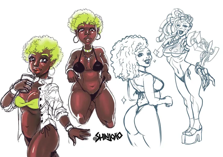 SEXTOU com Pinups & wips