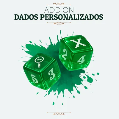 Add-on: Par de Dados personalizado Mago dos dados