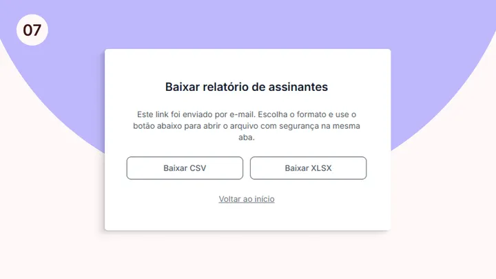 #07: Adicionado download filtrado de relatórios e formato XLS