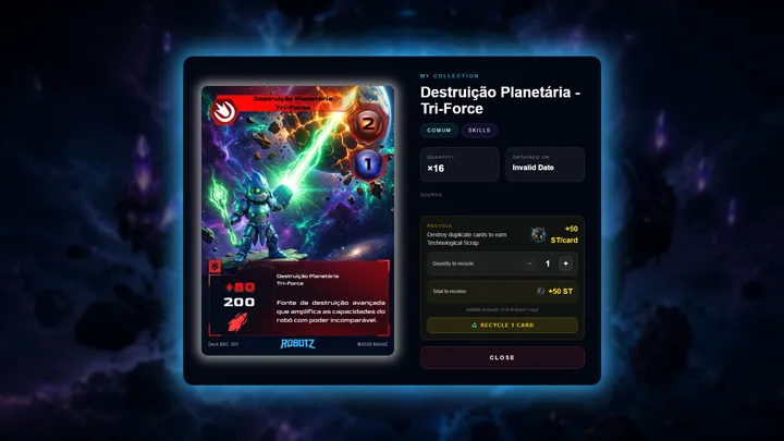RobotZ está ganhando forma como um card game completo