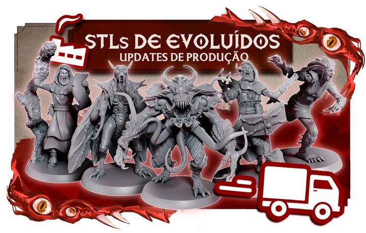 STLs de Lacaios e Evoluídos! 🎲⚔️