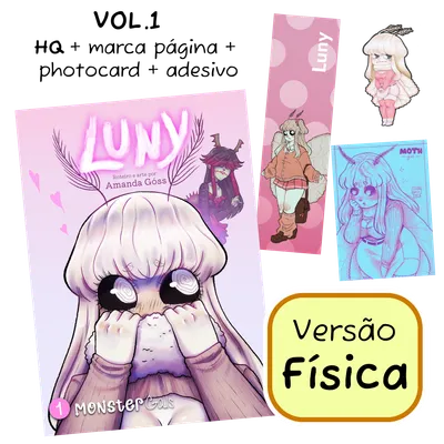 Luny - Volume 1 da Série Monster Gals Versão Física