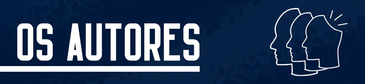 Rótulo com título: Os Autores