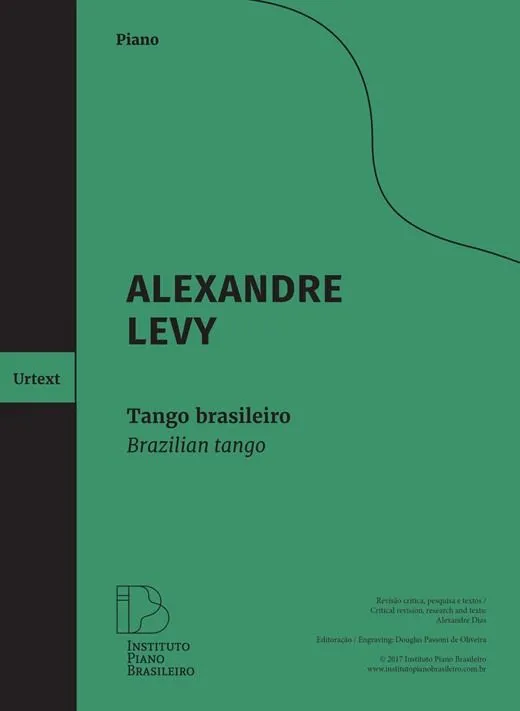 Capa da edição Urtext do Tango brasileiro, de Alexandre Levy.