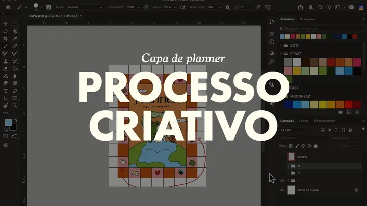 Crie a capa do planner PPD27 comigo + revelação da capa!!