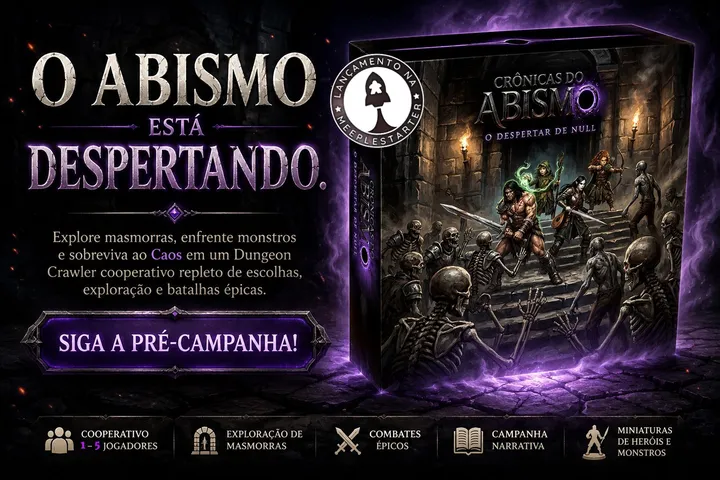 ⚔️ Crônicas do Abismo está chegando! ⚔️