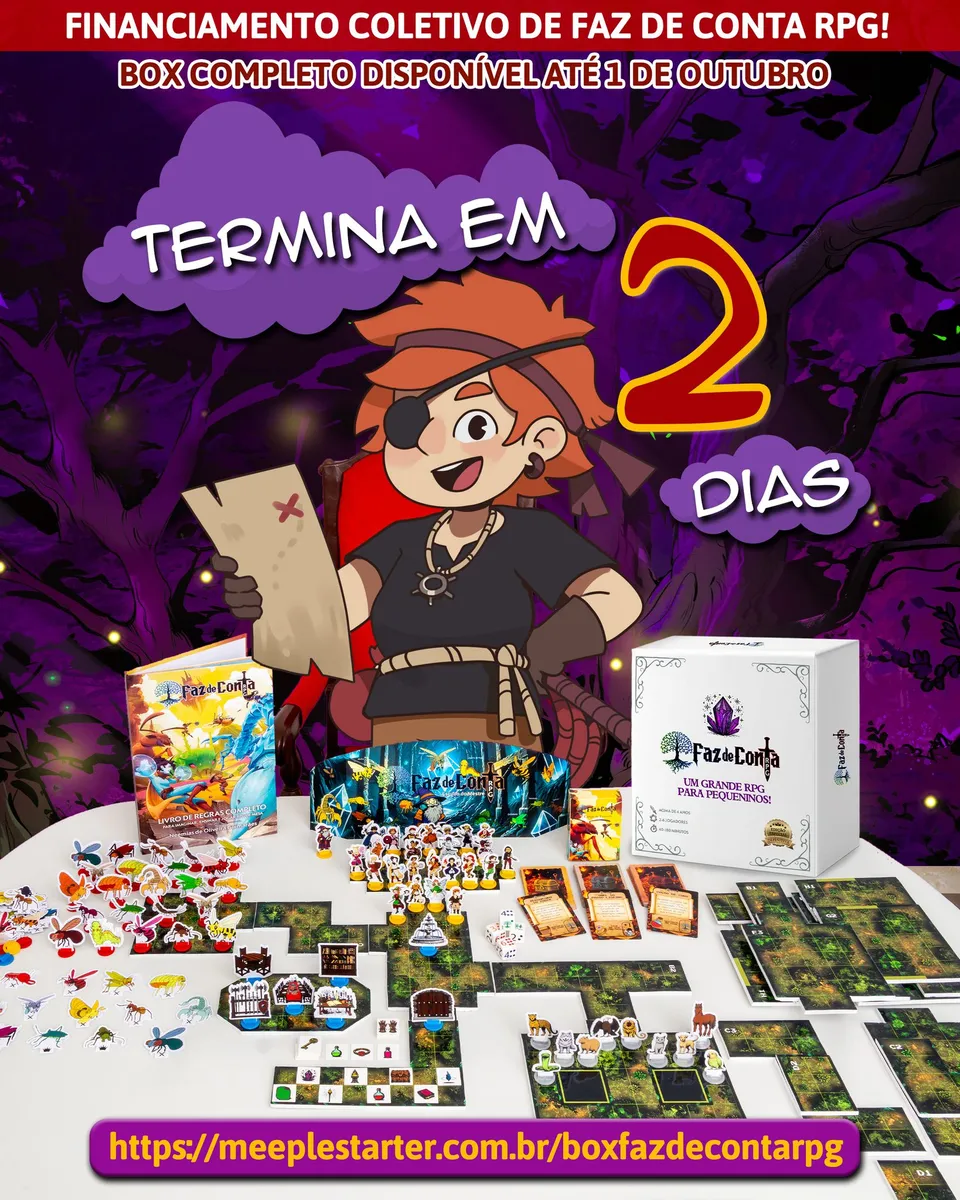 Faz de Conta RPG Finaliza em 2 dias!