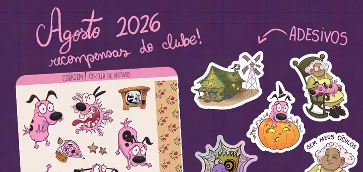 As artes digitais de agosto estão disponíveis! 🐕🦺