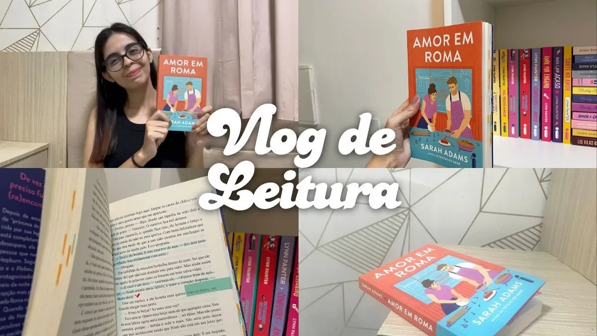 Vlog de leitura "Amor em Roma" 🍰🎤 //com spoiler