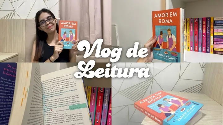 Vlog de leitura "Amor em Roma" 🍰🎤 //com spoiler