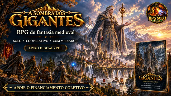 À Sombra dos Gigantes — Uma aventura de RPG solo