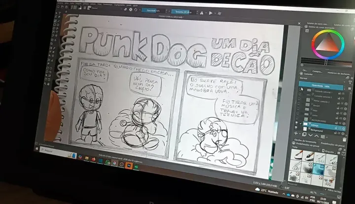Bastidores: O que acontece quando a bateria acaba e o Software de Desenho trava? 🦴
