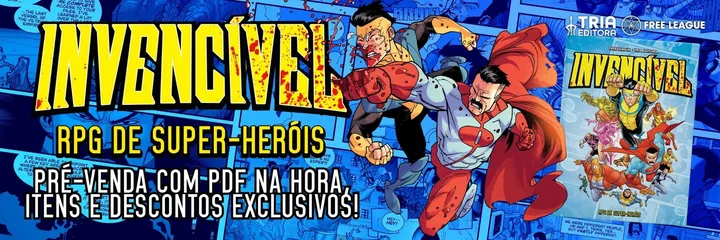 Começou a pré-venda de Invencível: RPG de Super-Heróis!