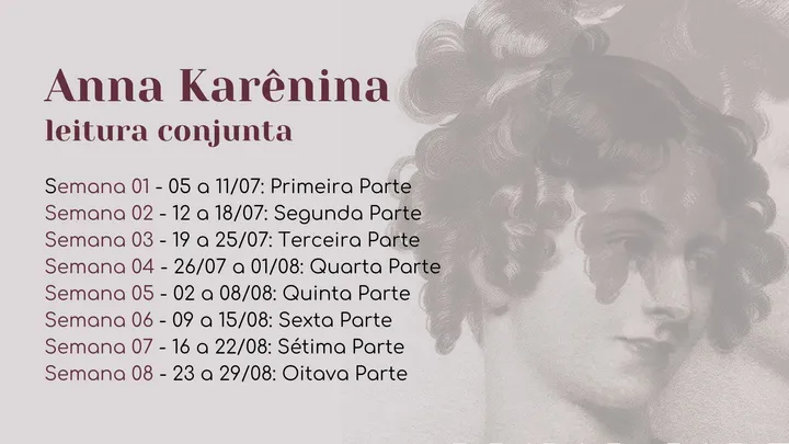 Início da leitura conjunta | Anna Karênina
