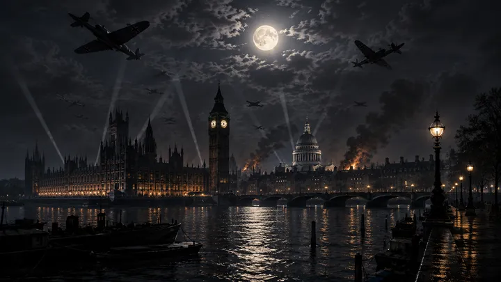 A lua que traía Londres: o que é real na guerra do meu livro