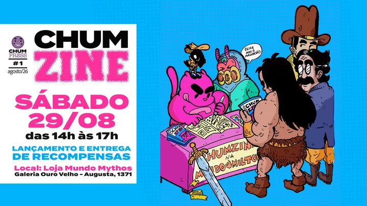 Lançamento e envios da ChumZine #1!