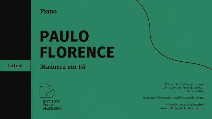 Edição Urtext IPB | Paulo Florence - Mazurca em Fá