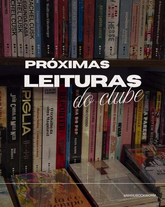 PRÓXIMAS LEITURAS DO CLUBE