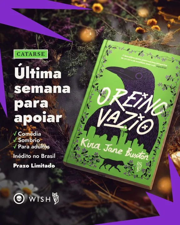 ÚLTIMA SEMANA! 🚨 O apocalipse zumbi vivido por um corvo de estimação boca-suja! 🧟‍♂️