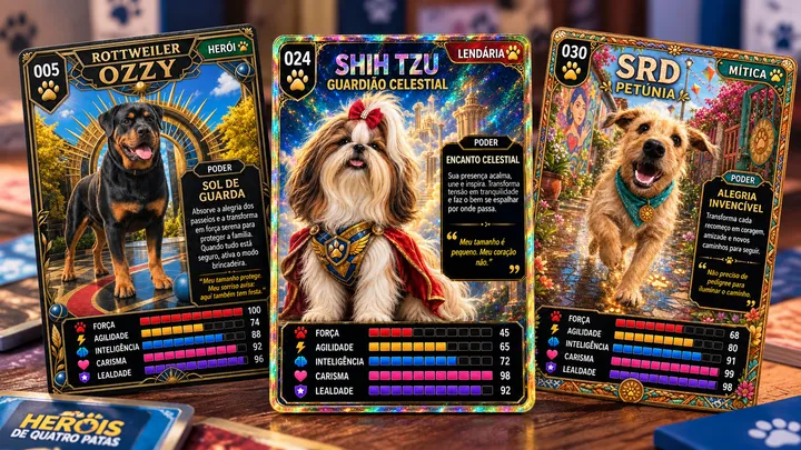 FIGURINHA? CARD? JOGO? É TUDO ISSO JUNTO. 🐾⚡