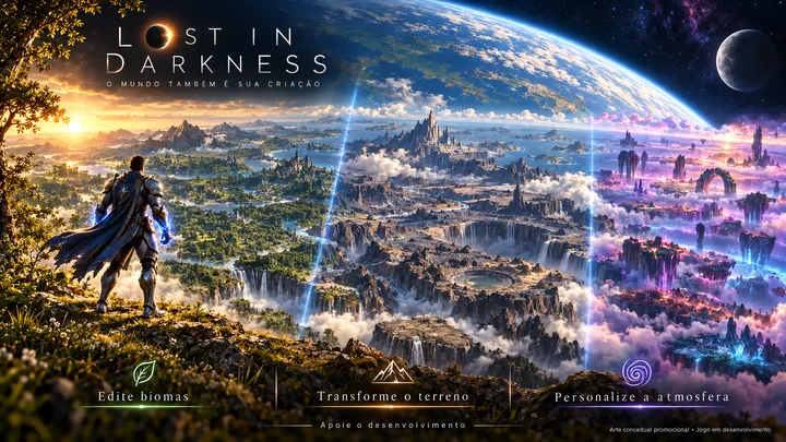 Lost in Darkness — O mundo também é sua criação 🌎