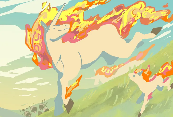 [002] Tema de Fevereiro: POKEMON + ANO DO CAVALO