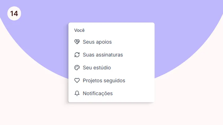 #14: Menu lateral organizado e melhorias na segmentação